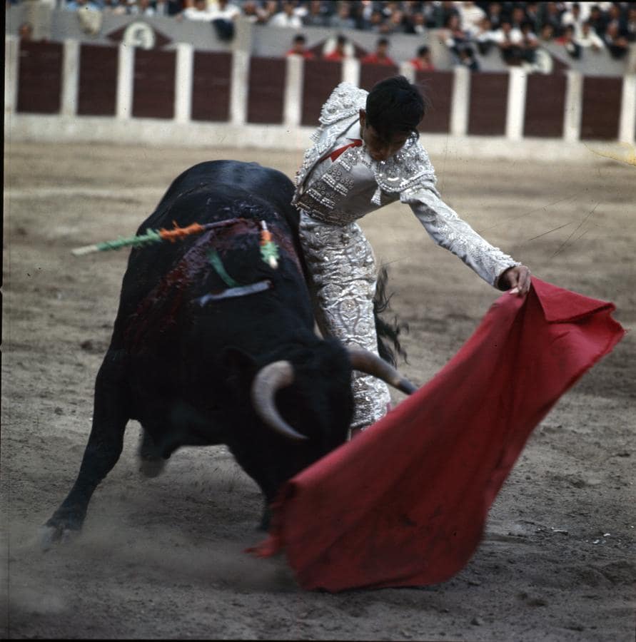 Imagen de la alternativa de Sebastián Palomo Linares, en Valladolid, el 19 de mayo de 1966. 