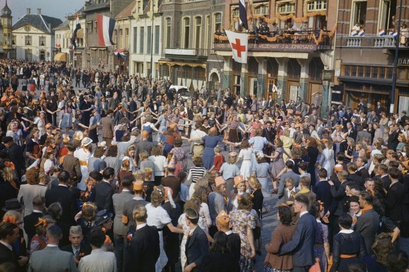 La liberación de Eindhoven por las fuerzas aliadas en septiembre de 1944. 