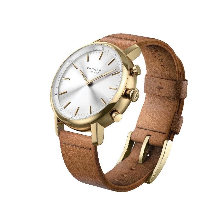 Reloj inteligente modelo Carat Sterling Gold Brown (395€).
