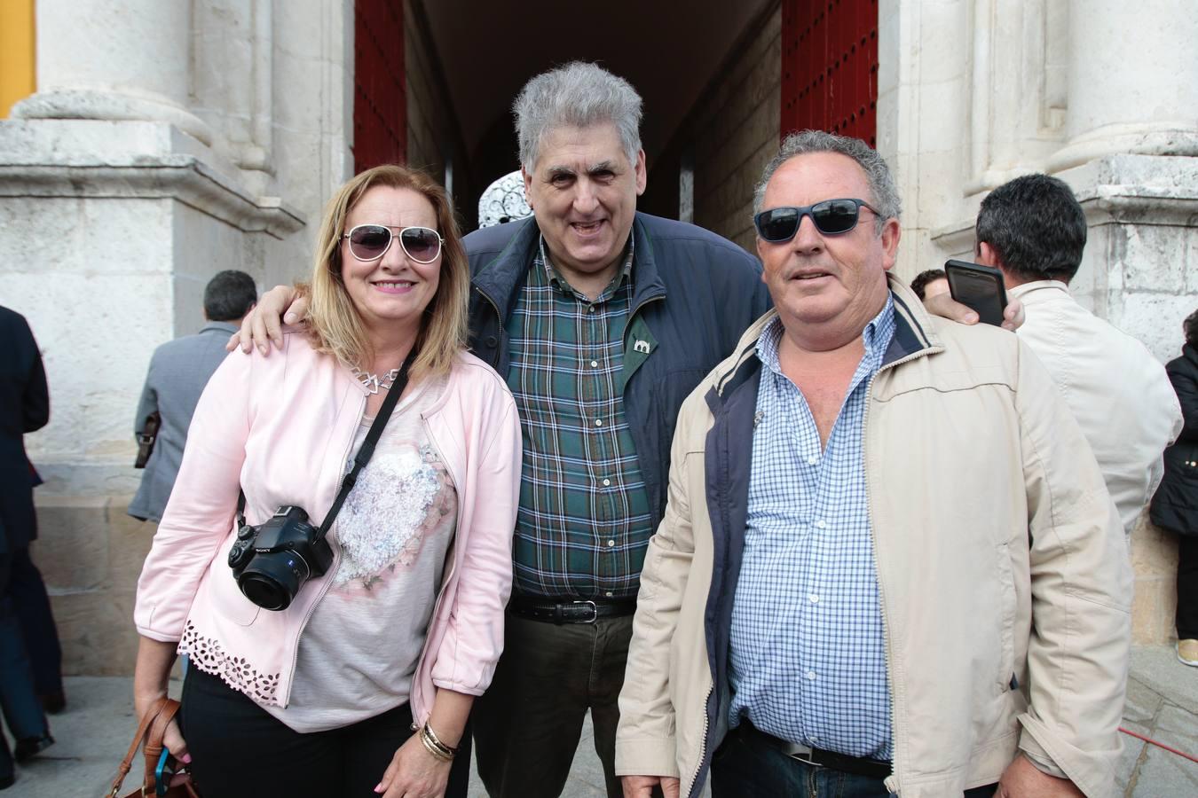 Rosario González Sace, Miguel Gallardo y Antonio Martín