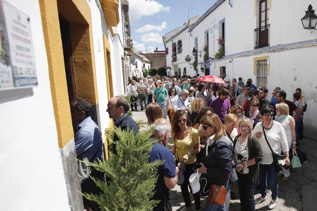 Un sábado de colas en los Patios de Córdoba de 2017