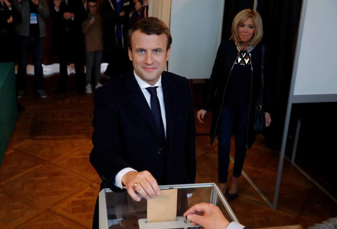 Las imágenes de la jornada electoral francesa