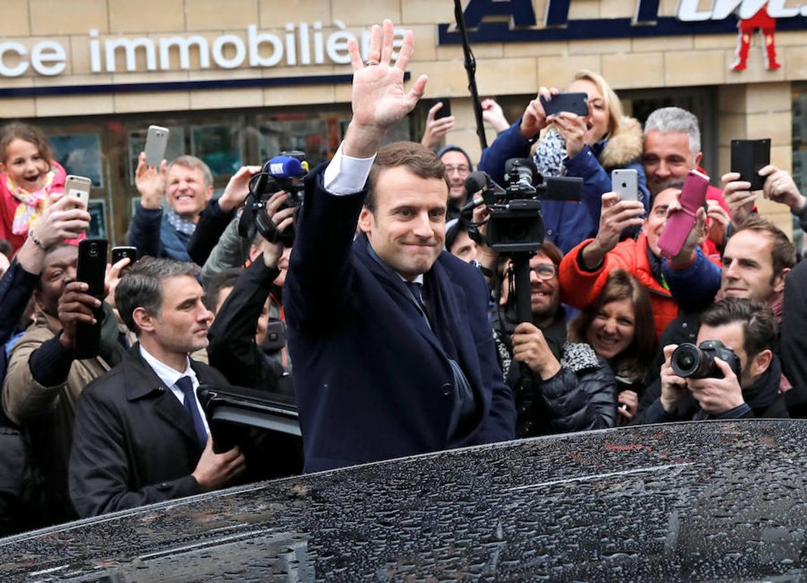Las imágenes de la jornada electoral francesa