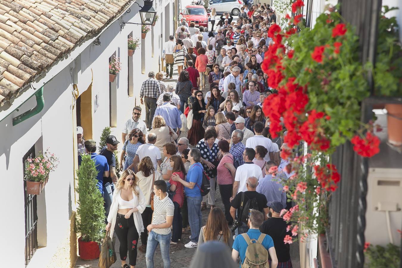 Un domingo de sol y colas en los Patios de Córdoba de 2017