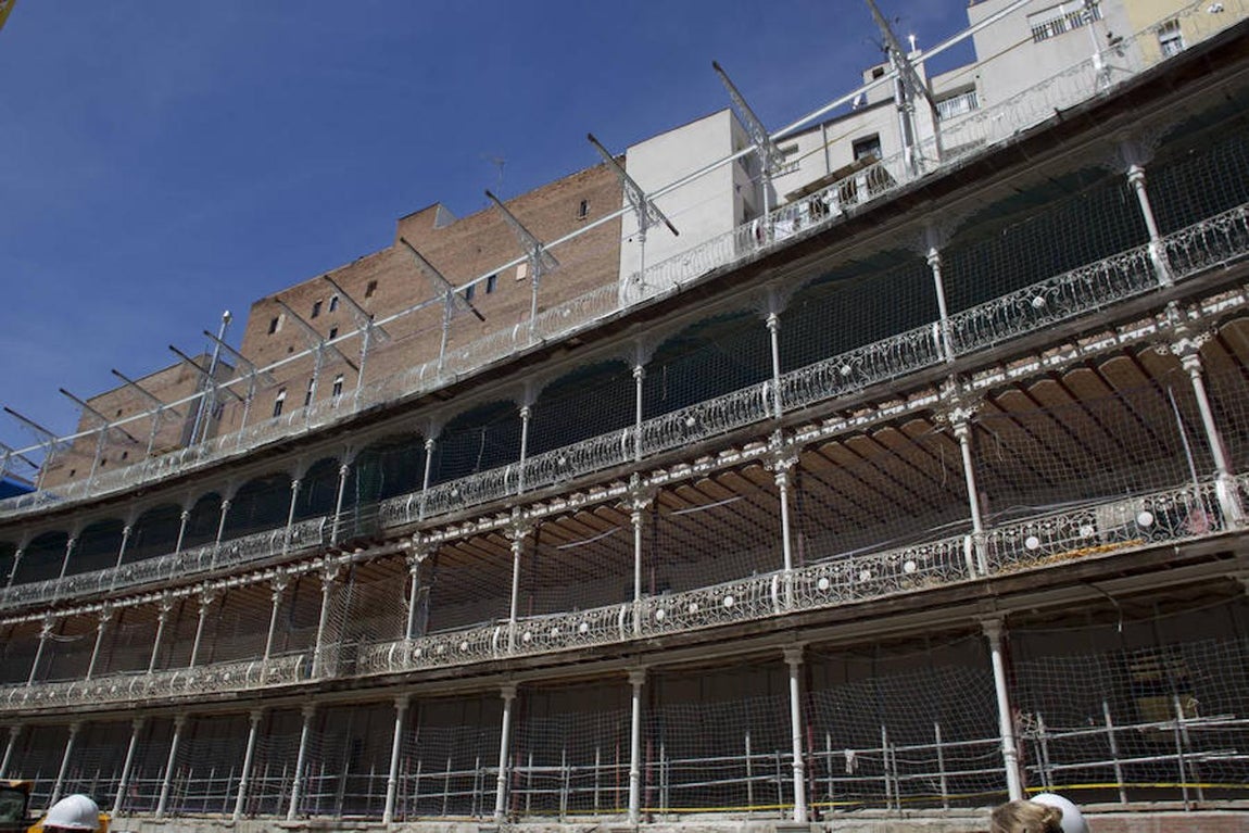 Así avanza la reforma del frontón Beti-Jai