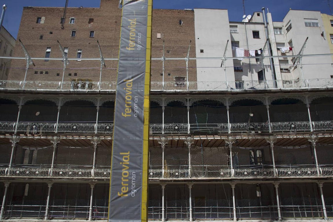 Así avanza la reforma del frontón Beti-Jai