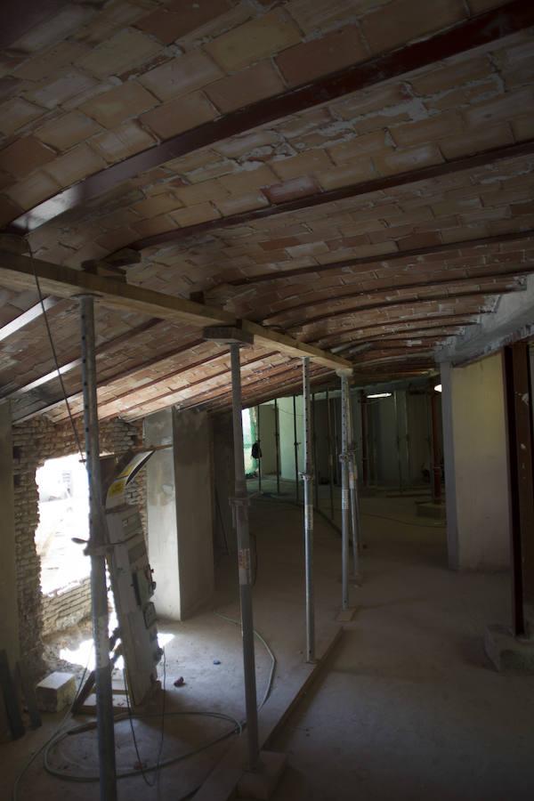 Así avanza la reforma del frontón Beti-Jai