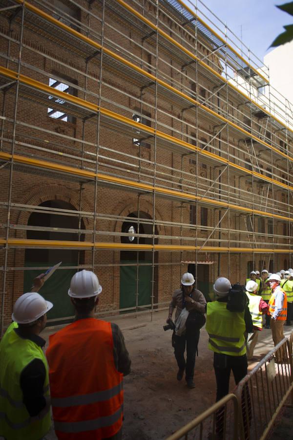 Así avanza la reforma del frontón Beti-Jai