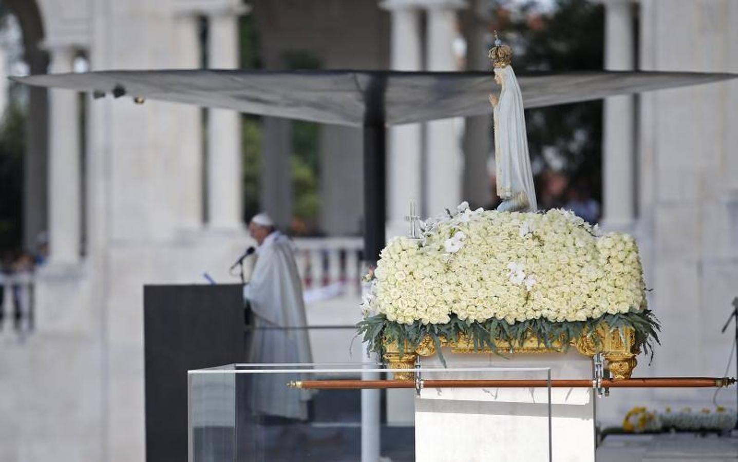 El Papa Francisco durante su visita a Fátima, en Portugal.. 