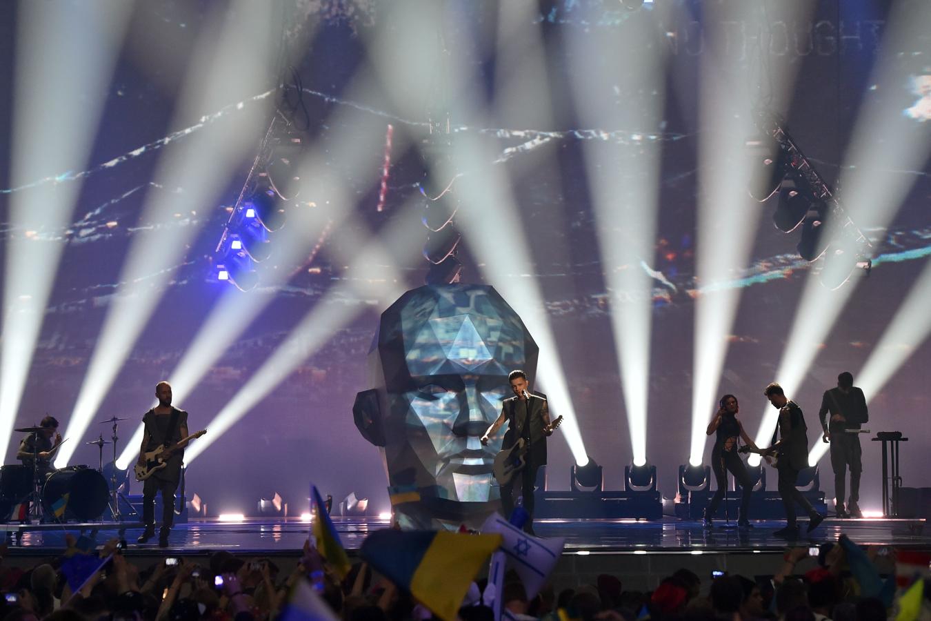 Como en casa. La banda de rock ucraniana cantó la canción «Time» ante su público