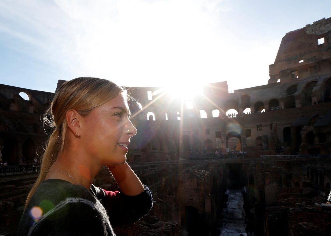 Sharapova, emperatriz en el Coliseo