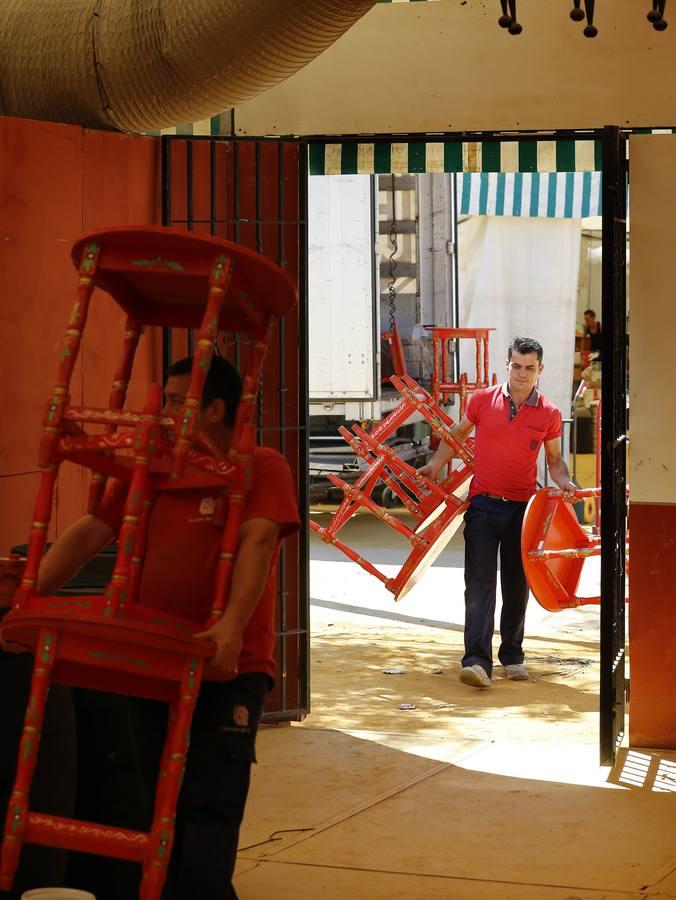 Los últimos preparativos de la Feria de Córdoba 2017, en imágenes