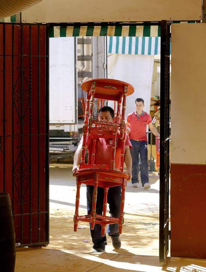 Los últimos preparativos de la Feria de Córdoba 2017, en imágenes