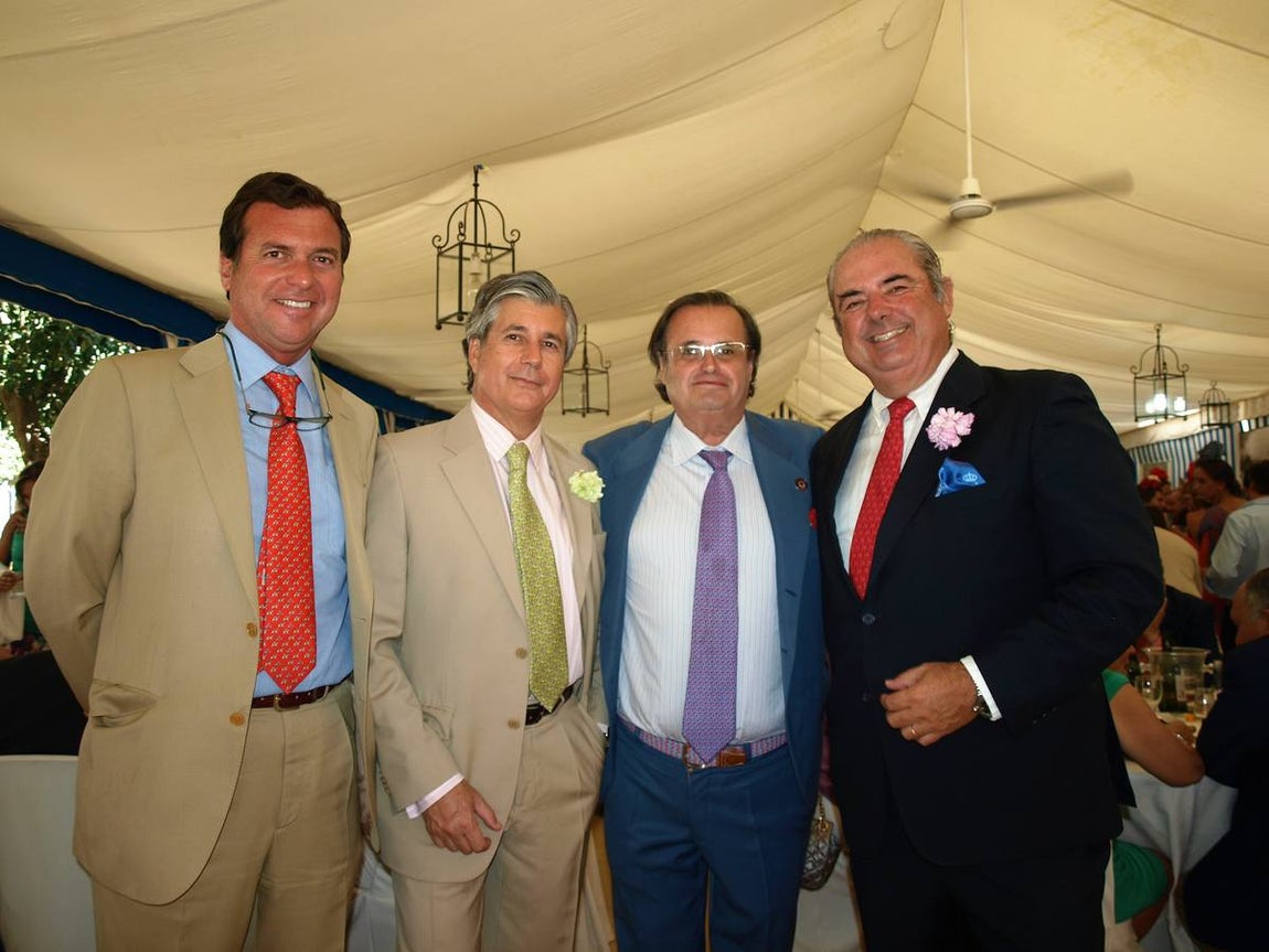 Nano Segovia, José Bohórquez, Alfonso Pérez-Barbadillo y José Manuel Domecq. 