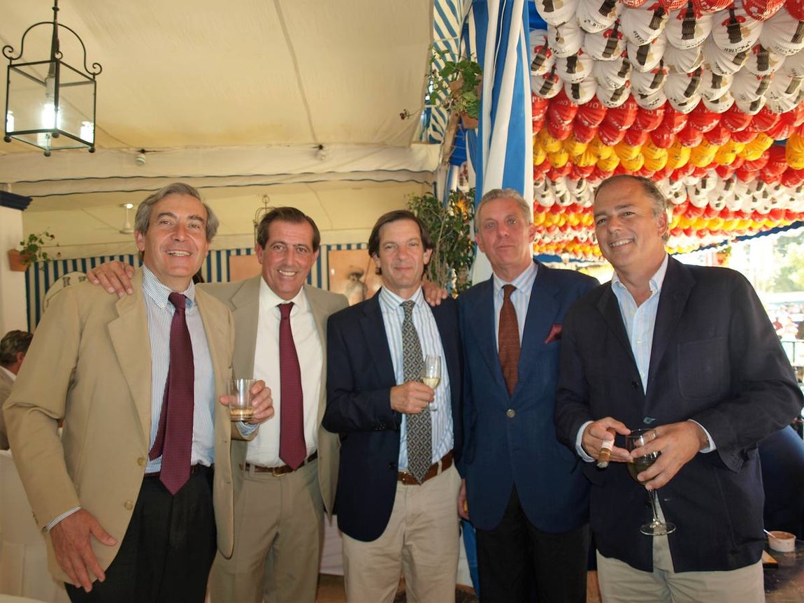 Jaime Pemán, José Luis Toscano, Jacobo García, Juan Maldonado y Joaquín Bohórquez. 