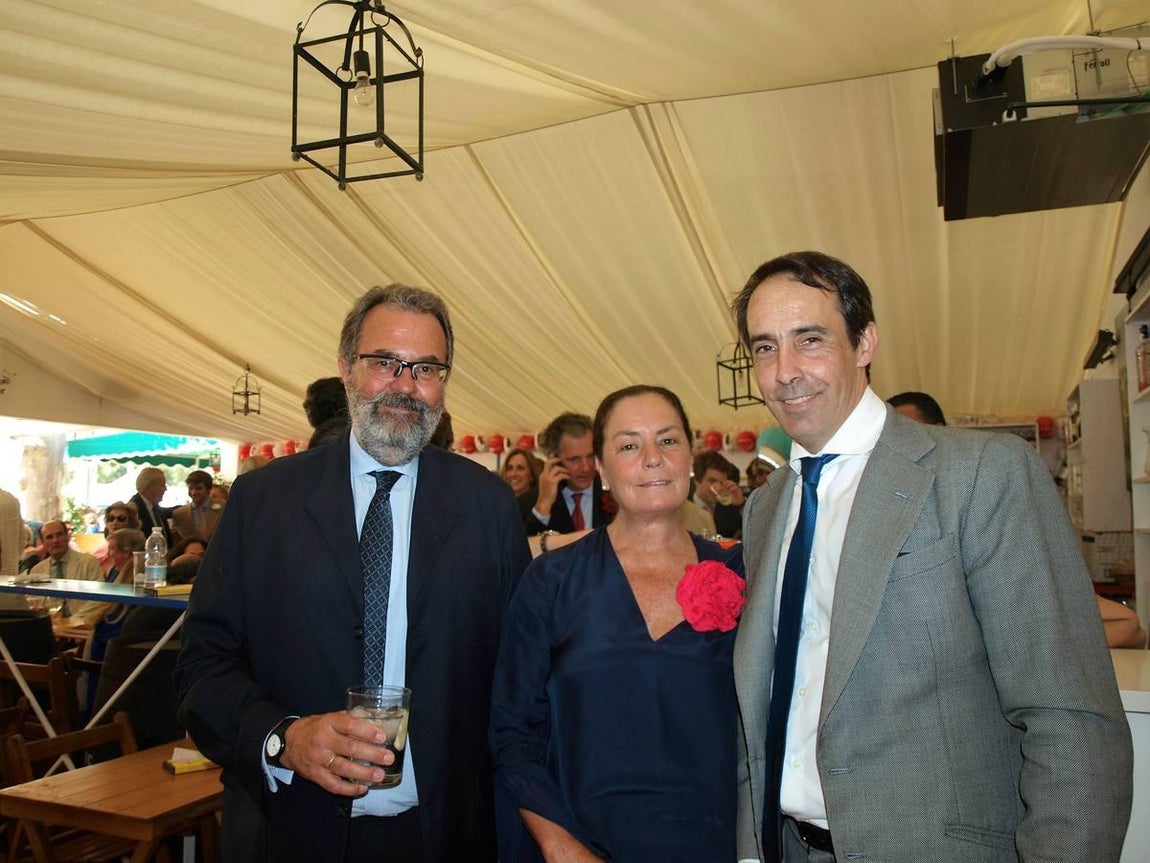 Guillermo Guerrero, Isabel de Prado y Francisco Domecq