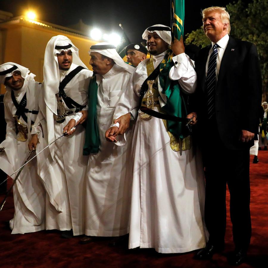 Las mejores imágenes de la visita de Donald Trump a Arabia Saudí