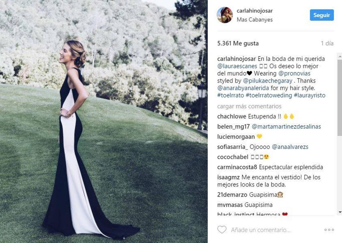 Carla Hinojosa, instagramer. 