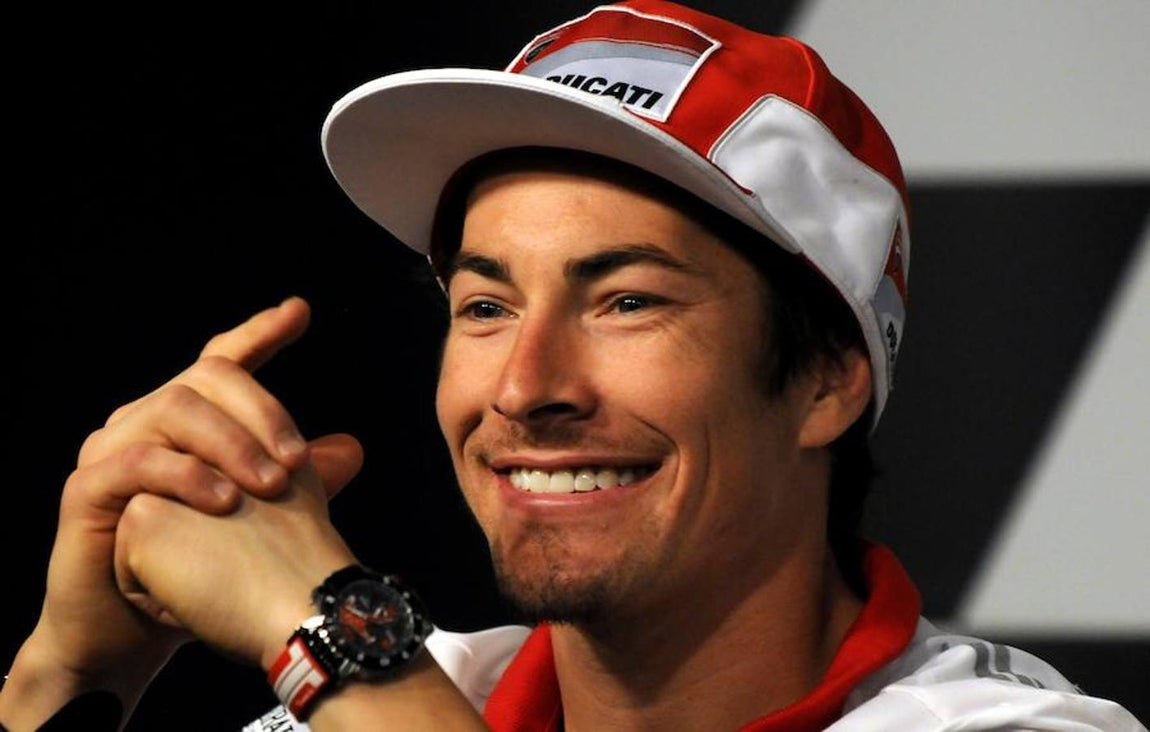Imagen de Nicky Hayden fechada en abril de 2012. AFP