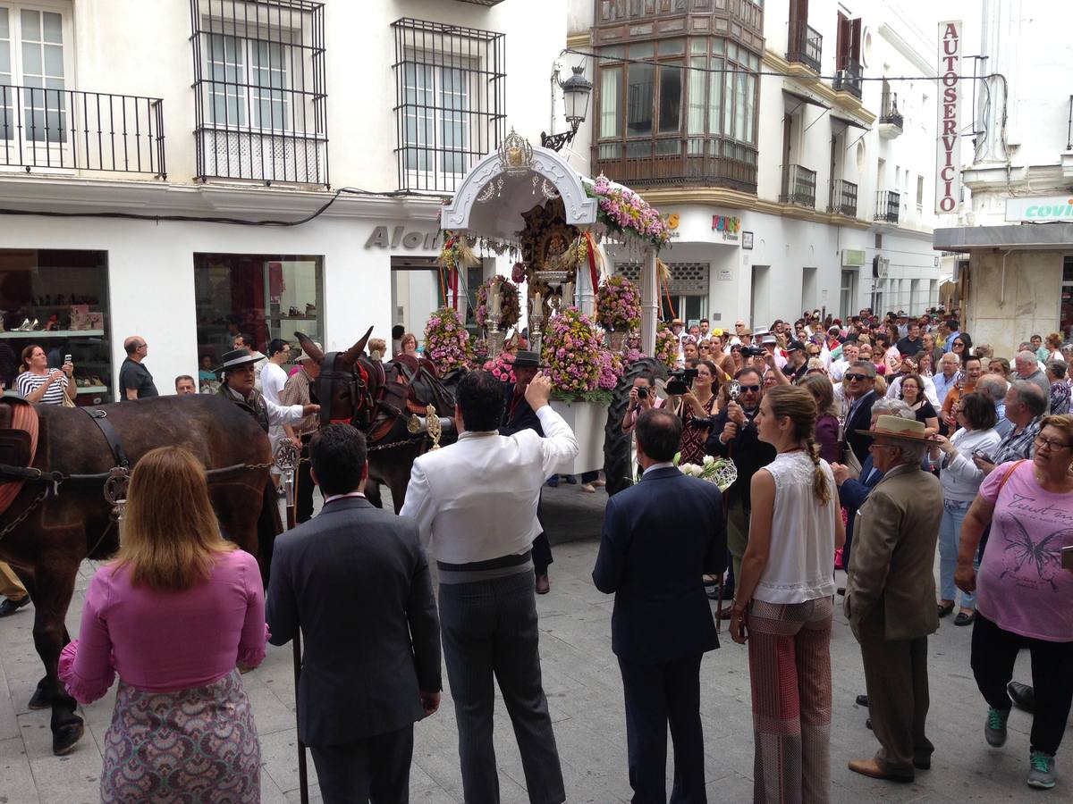 Las hermandades de Chiclana y San Fernando parten hacia El Rocío