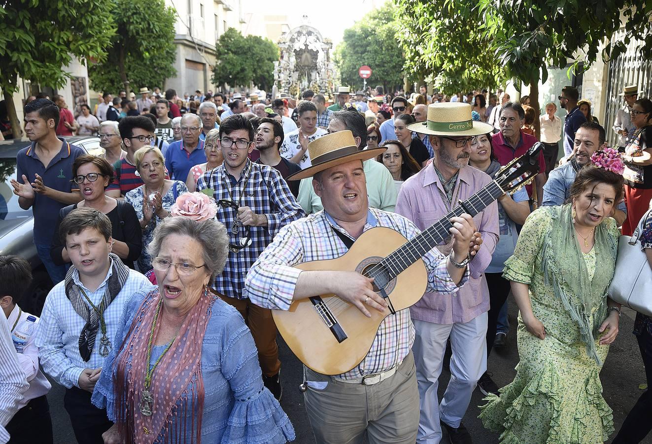 La salida de las carretas del Rocío del Cerro, en imágenes