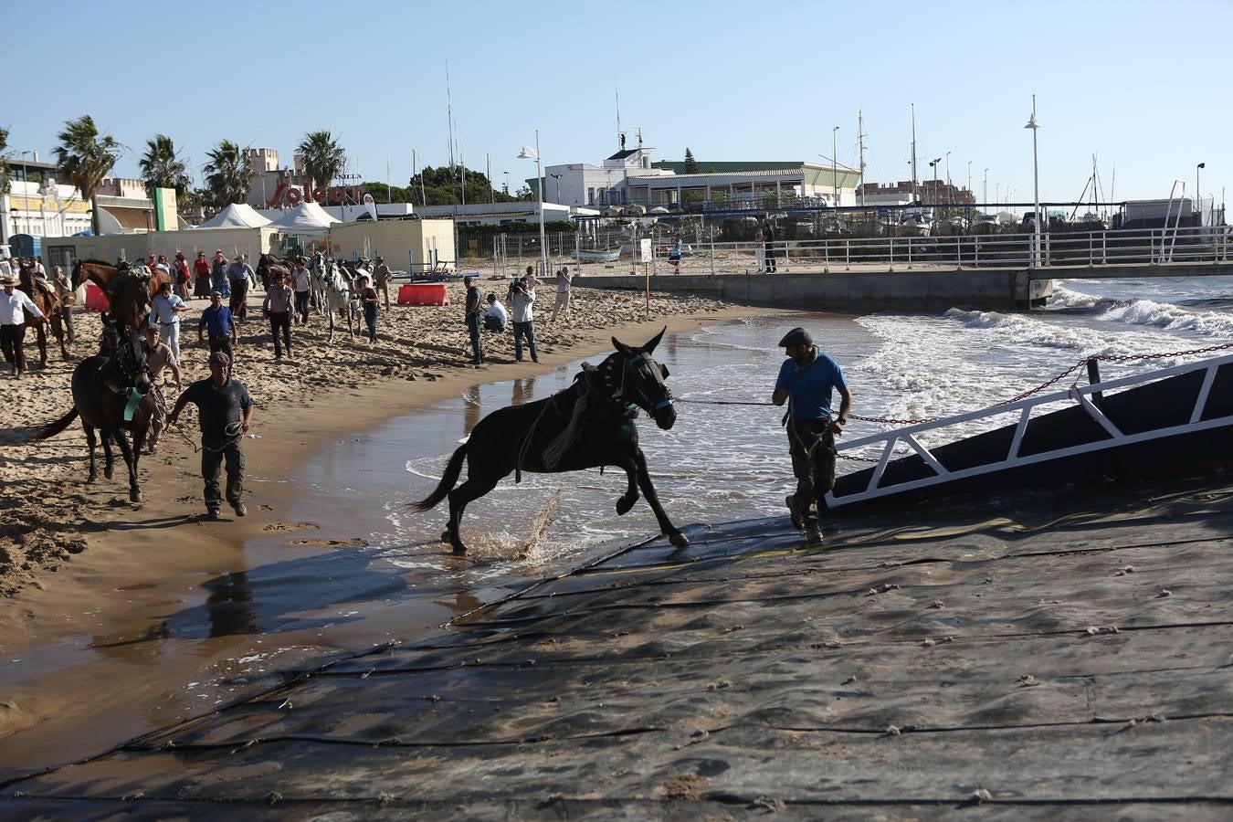 La hermandad del Rocío de Cádiz llega a Bajo de Guía