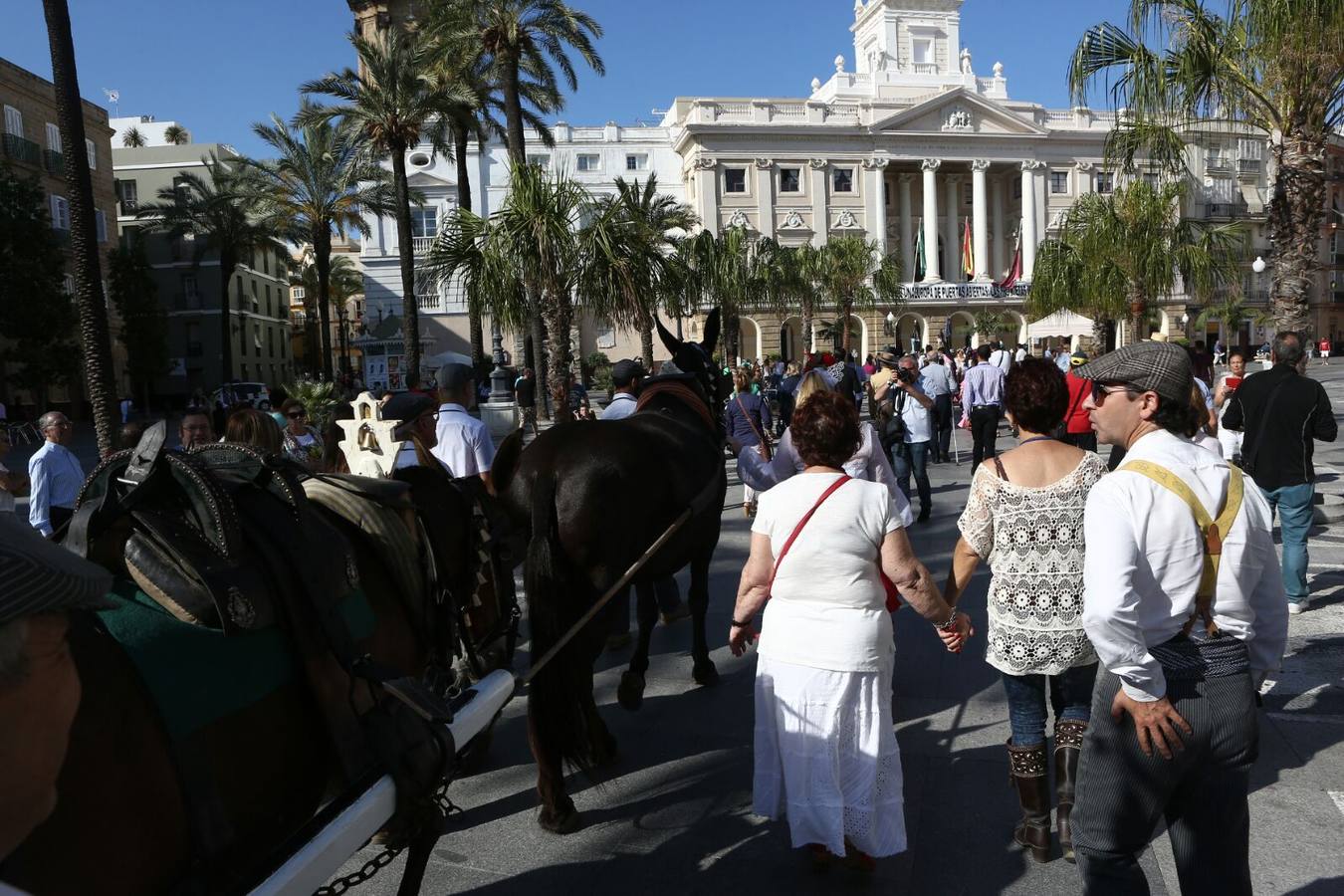 Salida de la hermandad del Rocío de Cádiz