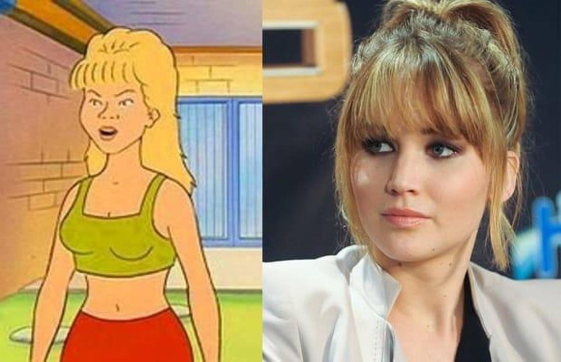 Luanne Platter, «El rey de la colina»/ Jennifer Lawrence. 