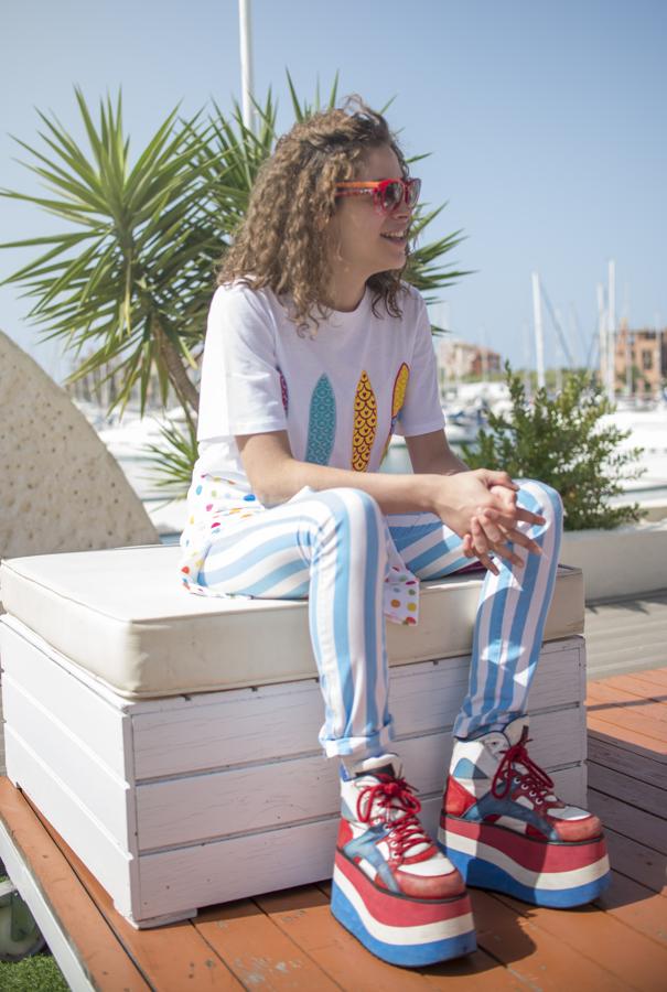 Fotos: Francis Montesinos y Ágatha Ruiz de la Prada en El Puerto