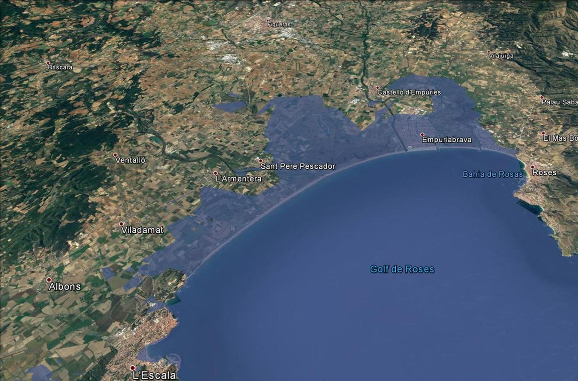 Golfo de Rosas (Gerona). 