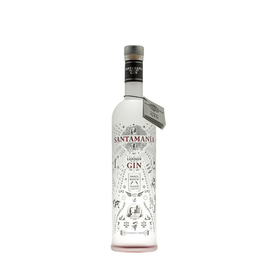 Santamanía Gin. Entre sus botánicos destacan la raíz de angélica, cardamomo, canela fina y el cilantro, envueltos por cítricos y el romero fresco (62,79 €).