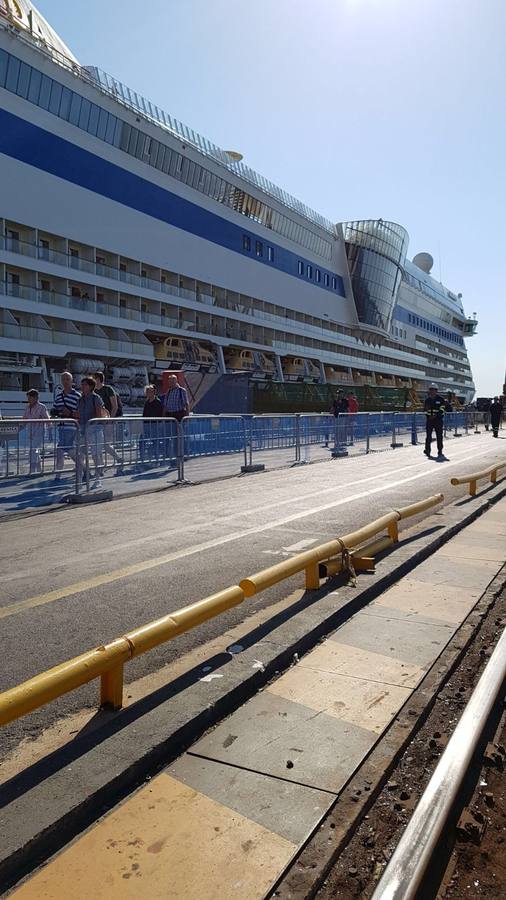 Reparación del crucero &#039;Aida Bella&#039; en Cádiz