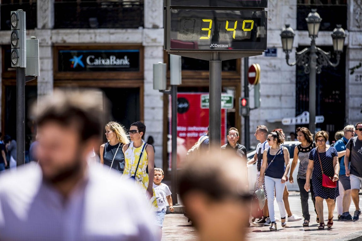 El tiempo en Valencia: las imágenes de la ola de calor. 