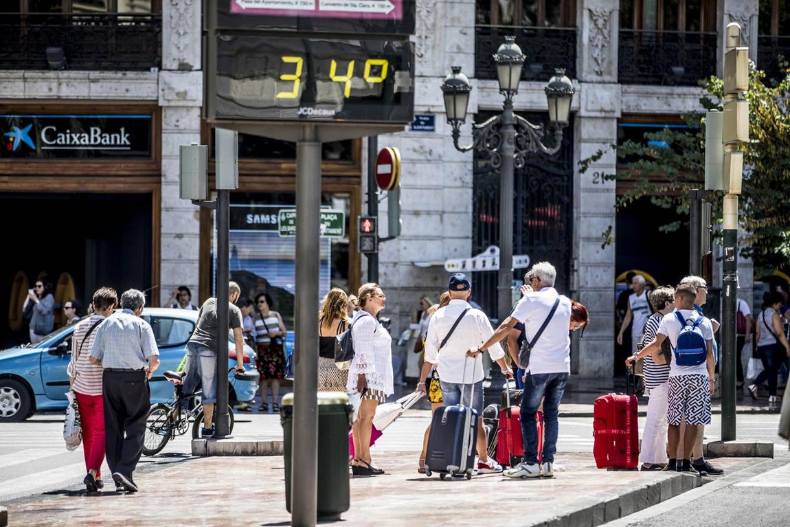 El tiempo en Valencia: las imágenes de la ola de calor. 