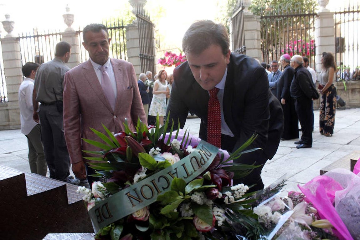 La ofrenda floral del Corpus, en imágenes