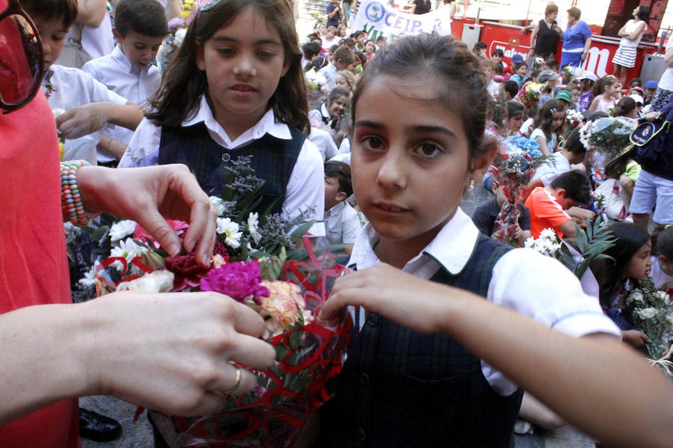 La ofrenda floral del Corpus, en imágenes