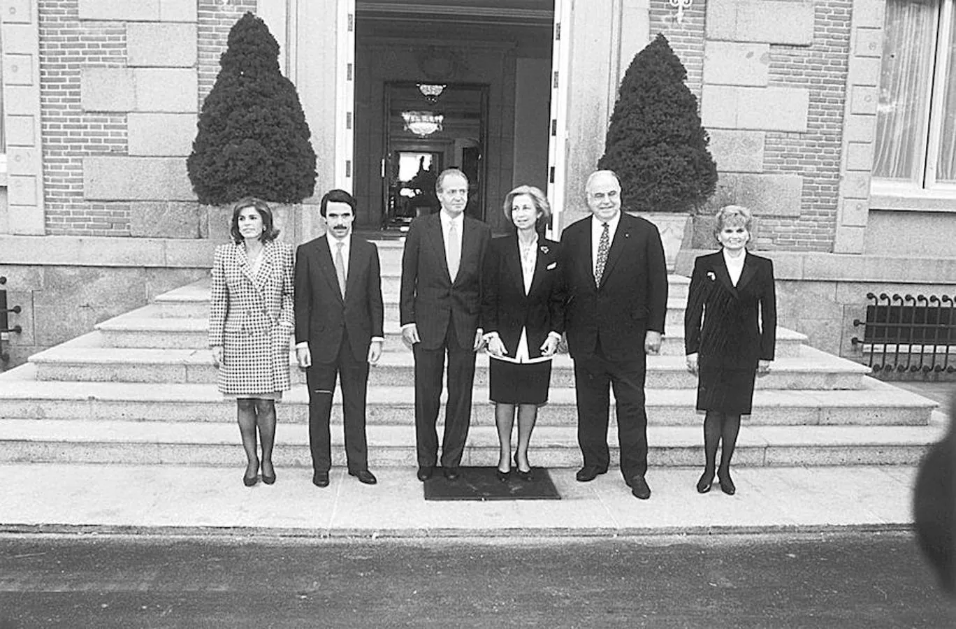 Helmut Kohl, de visita oficial en España a finales de 1996