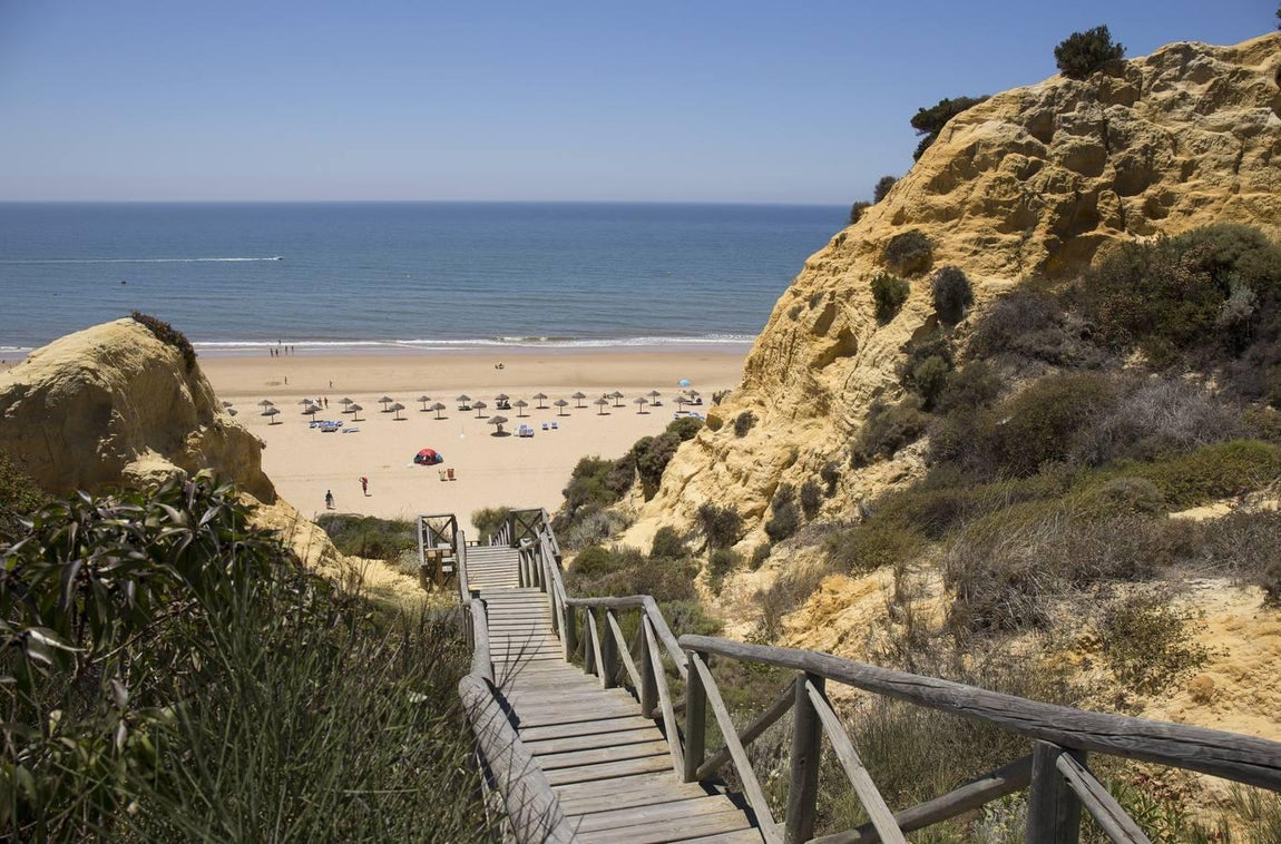 Playa de Mazagón, en Huelva