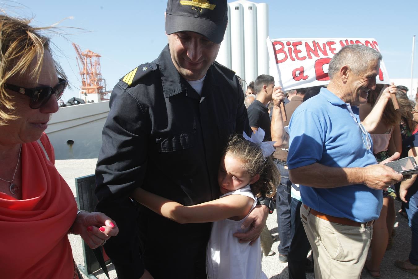 Llegada patrullero &#039;Vigía&#039; a la Estación Naval de Puntales