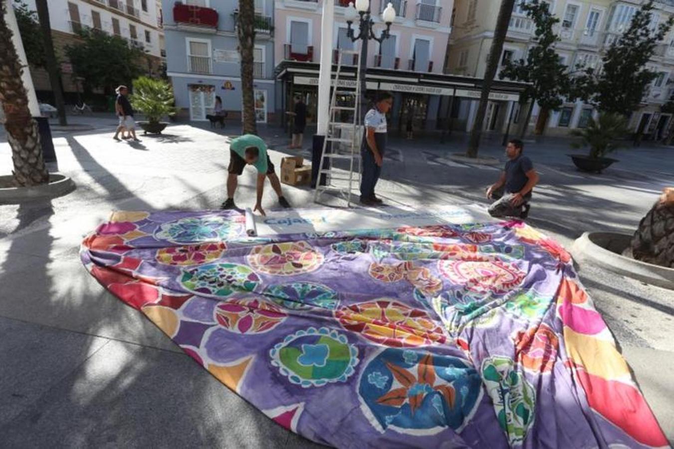 Preparativos del Corpus en Cádiz