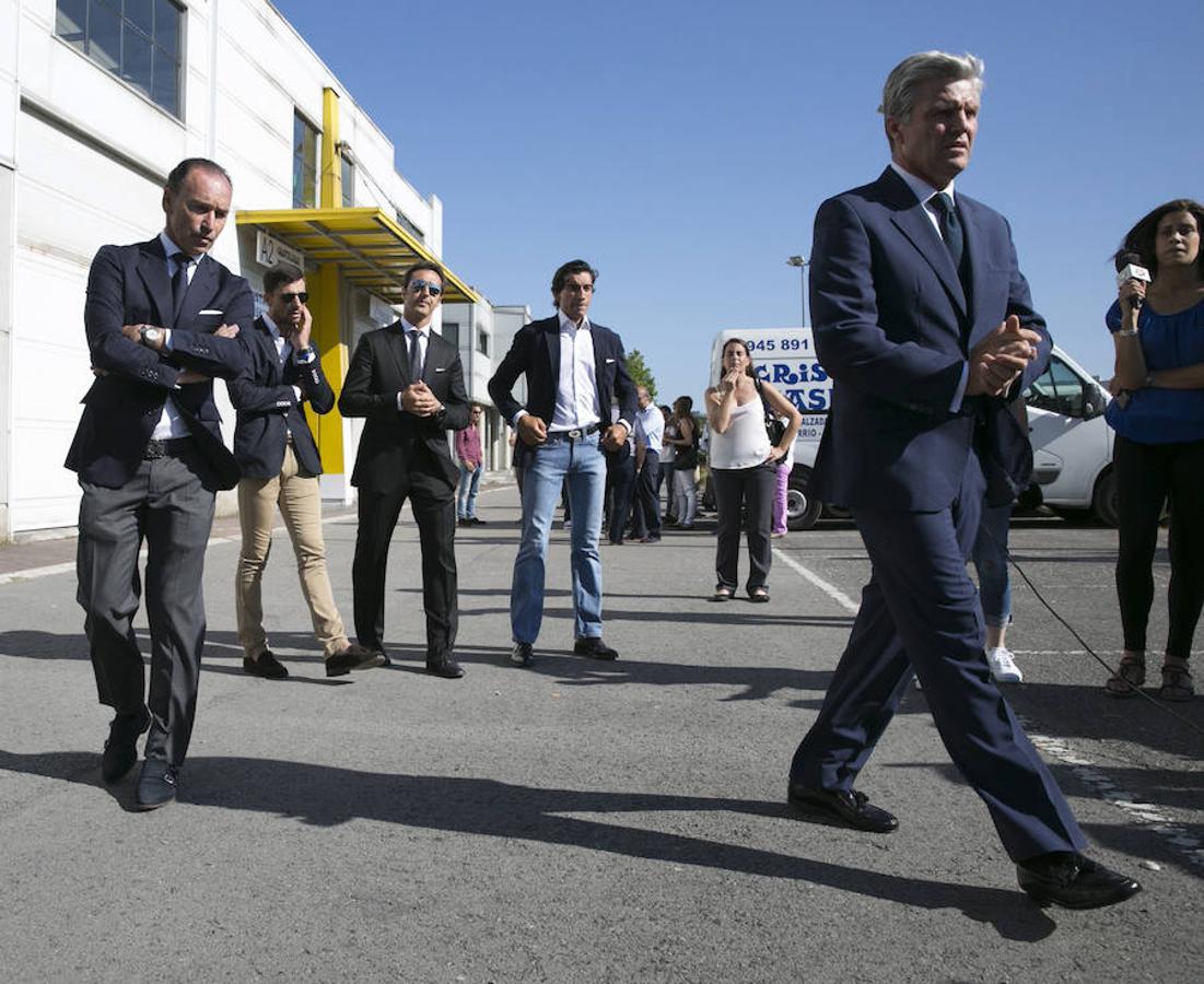 Pepín Liria (izquierda) David Fandila (centro) y Espartaco (derecha). Efe