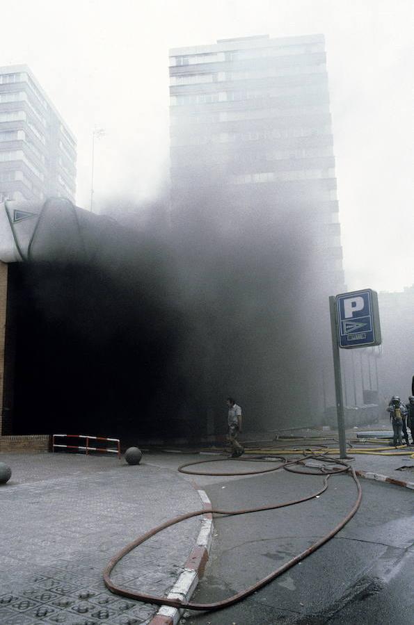 Aparcamiento de Hipercor. 