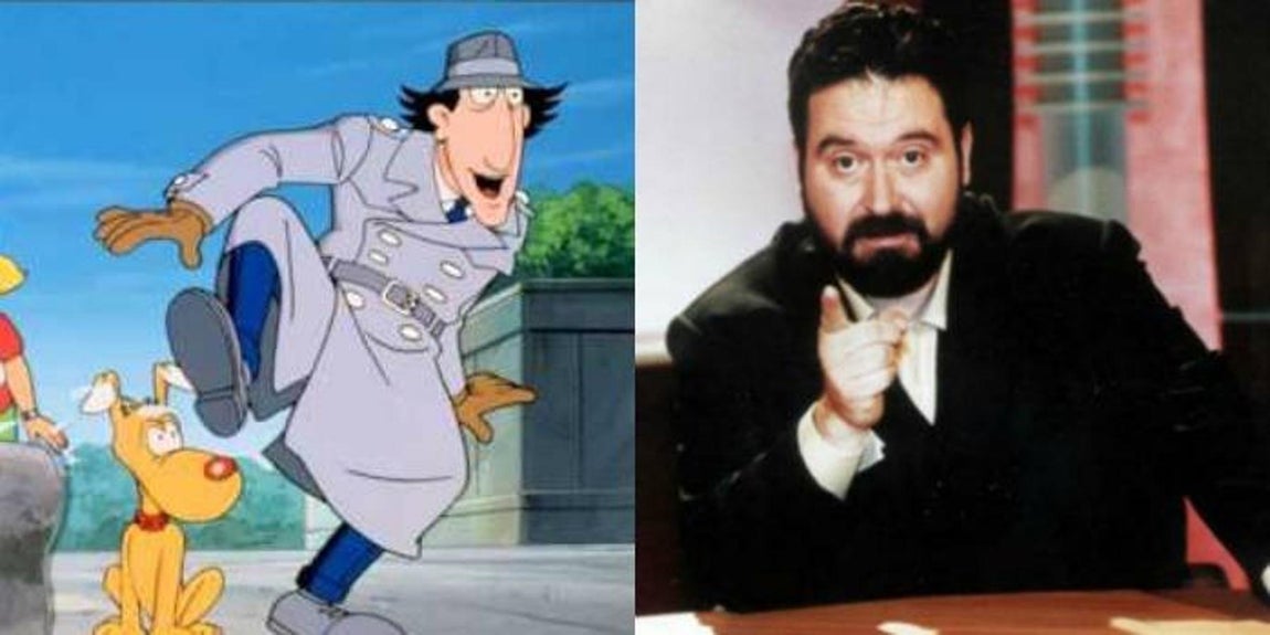 7. Jordi Estadella como el inspector Gadget. Muchos de nosotros recordamos a Jordi Estadella como el presentador del «Un, dos, tres... responda otra vez» en los años 90. Además, trabajó en la radio y fue actor de doblaje, poniendo voz al inspector Gadget, aquel mítico detective torpe y despistado que estaba equipado con gadgets repartidos por todo su cuerpo. Estadella falleció a los 61 años en 2010, pero también se le recordará por poner su voz en «Aterriza como puedas», «Ciudad muy caliente» o en «Kika superbruja», entre otros títulos.