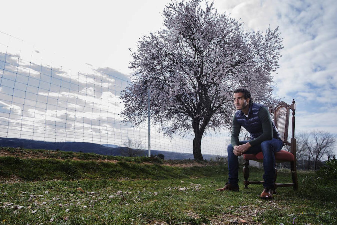 Iván Fandiño, en la finca de Zacarías Moreno en Chinchón (Madrid).. 