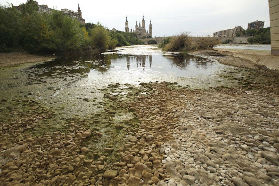 El problema añadido de esta sequía del río Ebro es que la red de presas también va escasa de agua, especialmente en la margen izquierda, los situados al sur del gran río. 