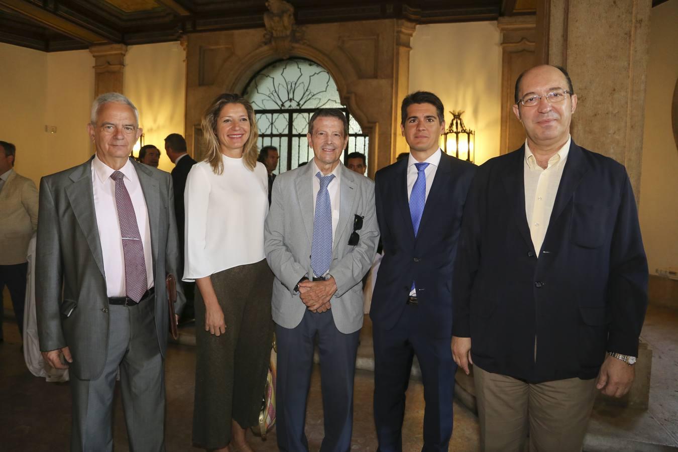 Manuel Cornax Campa, Inmaculada Torres Bofill, Arturo Serra, Jesús Caballero Pinto y Manuel Macías Moreno