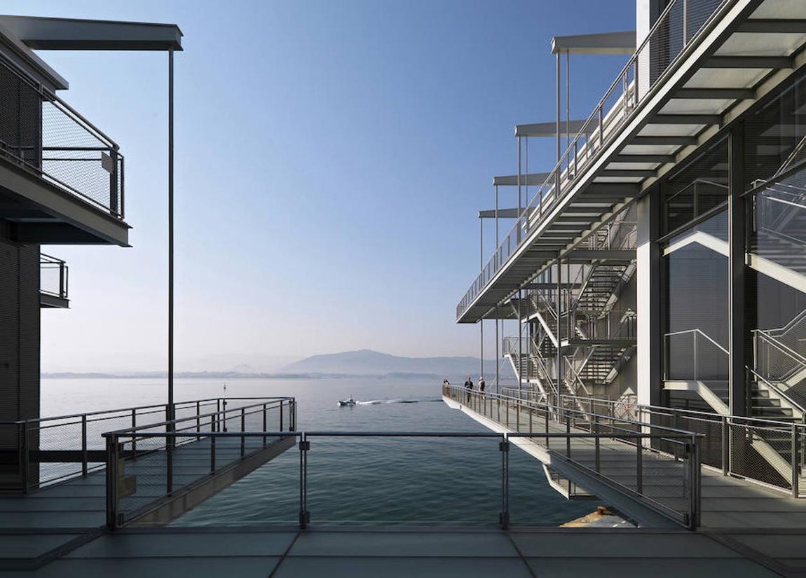 Imagen desde el interior del Centro Botín. Enrico Cano