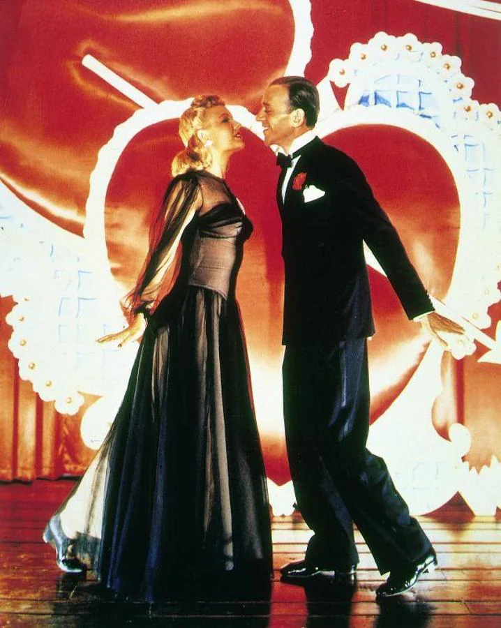 Astaire, junto a Ginger Rogers en «La alegre divorciada»