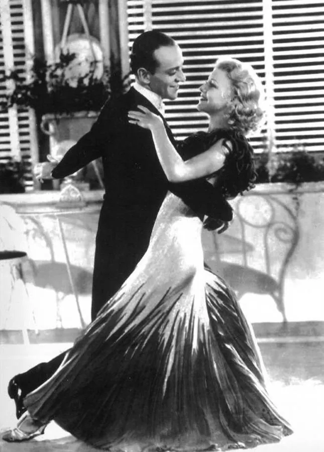 Astaire y Ginger Rogers en «Sombrero de copa»