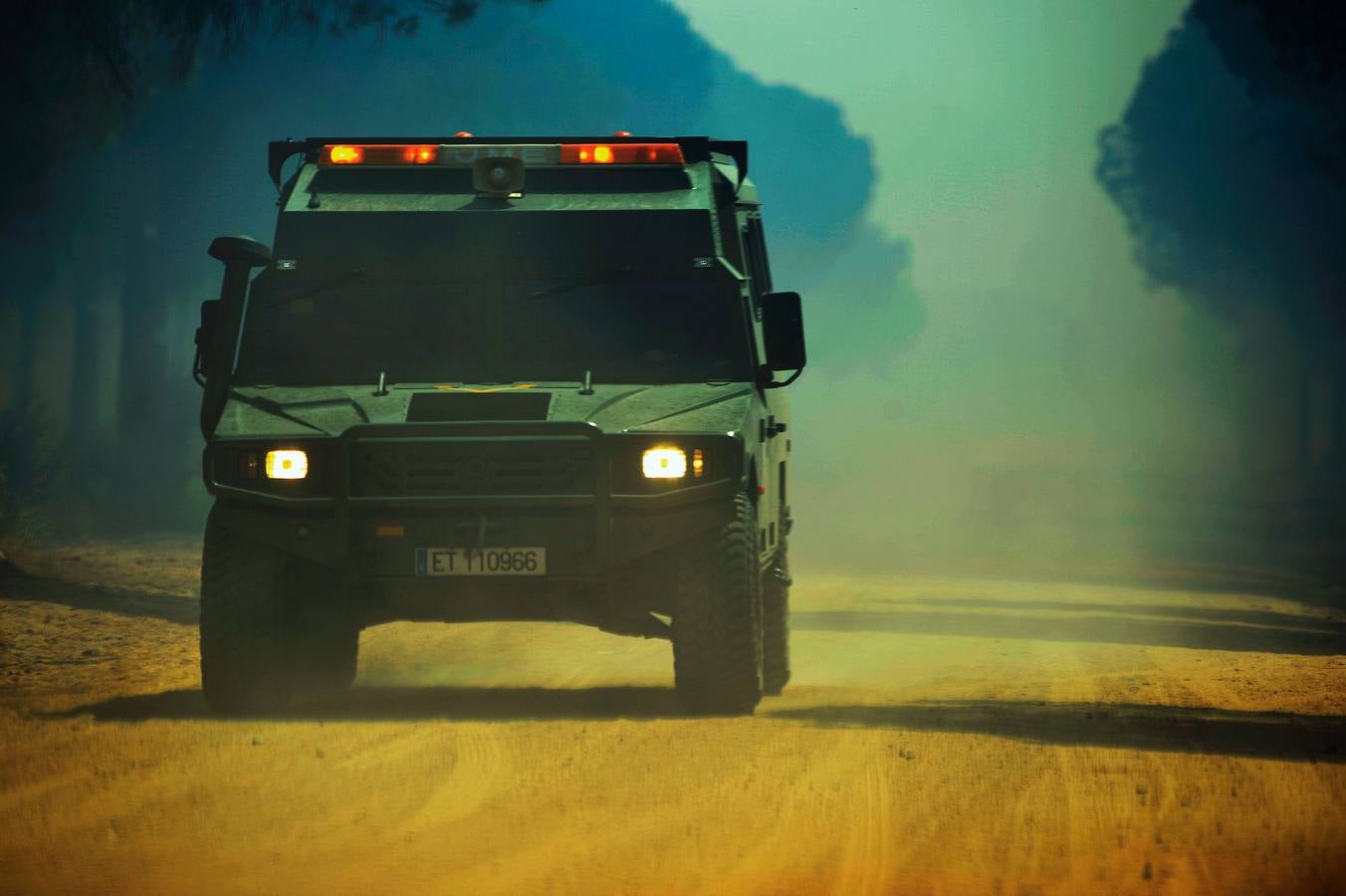 Las labores de extinción y lucha contra el incendio de Doñana, en imágenes